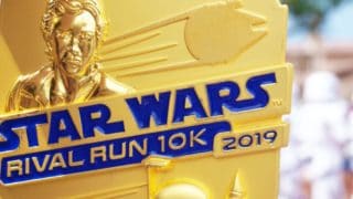 rival run 10K medal with storm troopers behind it