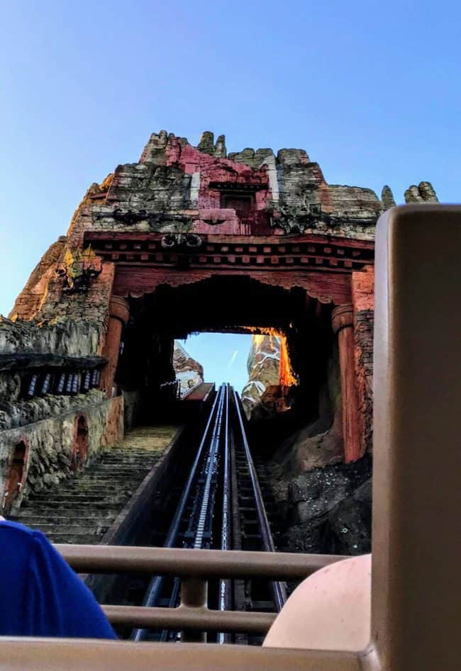 Expedition Everest on ride POV