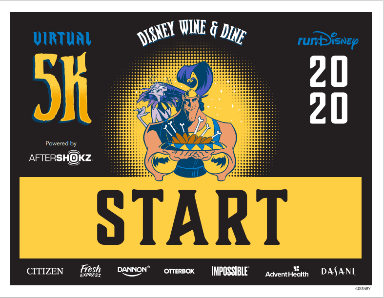 5k wine and dine virtual start how to register for rundisney races