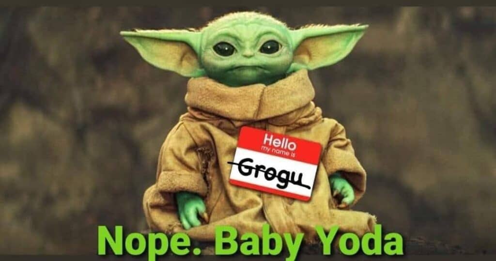 Best grogu baby yoda name memes