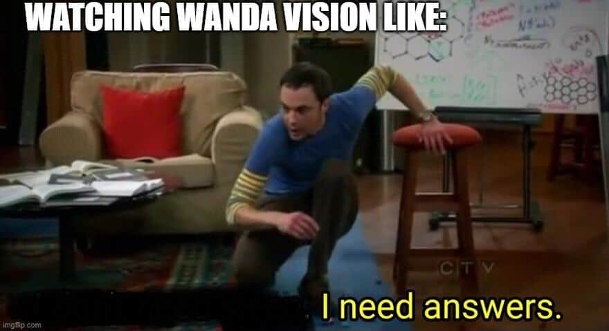 wandavision meme big bang theory