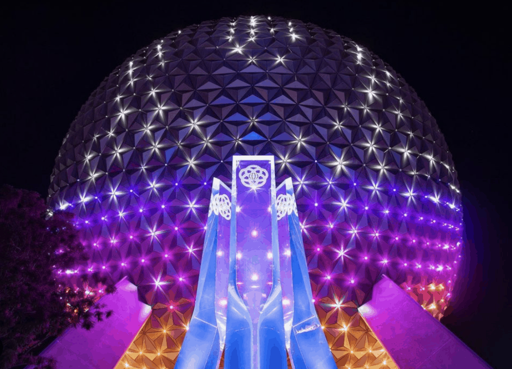 Spaceship-Earth-Points-of-Light-50th-anniversary-epcot