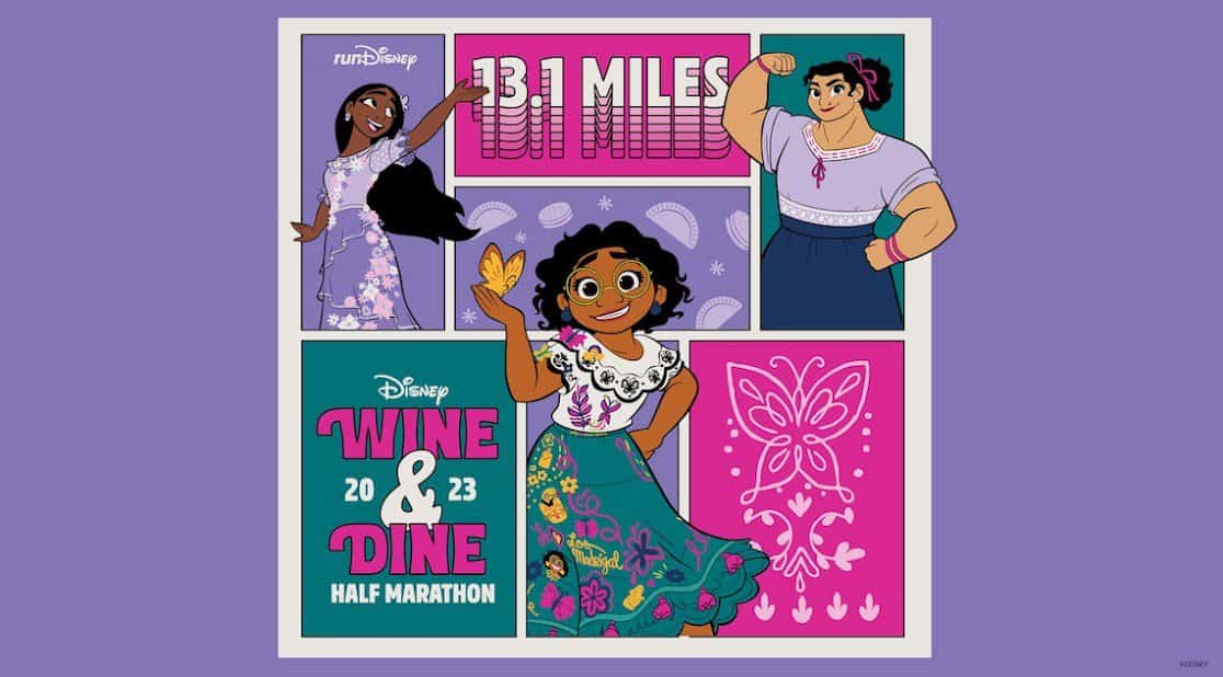 wine and dine 2023 half marathon theme is encanto