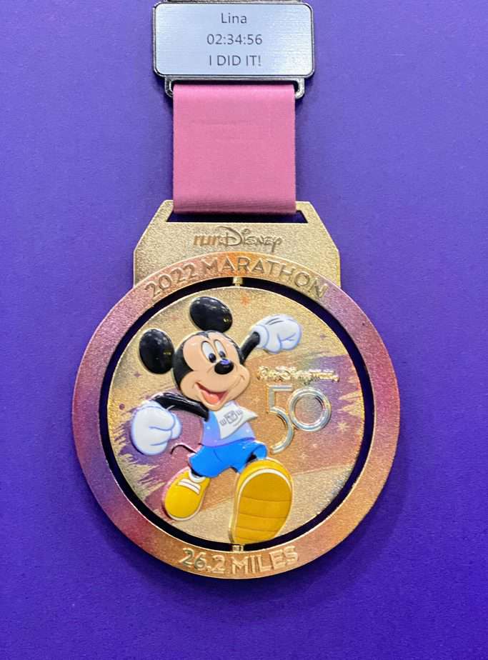 2022 Marathon medal. Event guide, marathon course maps and corrals