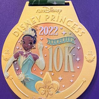 enchanted 10k princess half medal 2022
