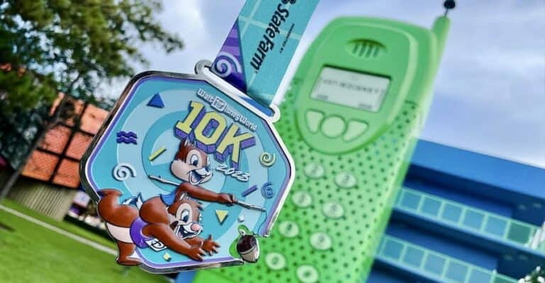 2023 rundisney marathon 10K medal
