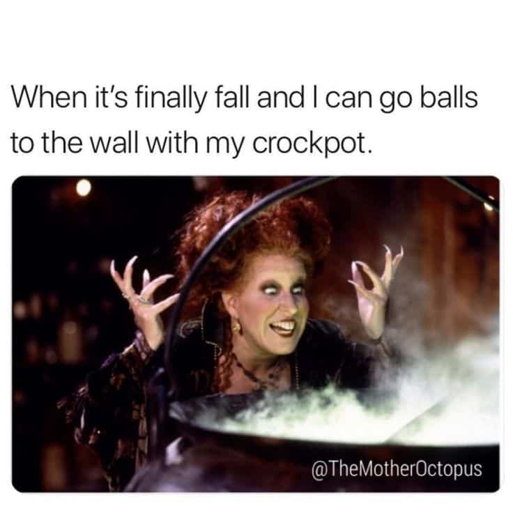 crockpot season! Funny hocus pocus 2 meme