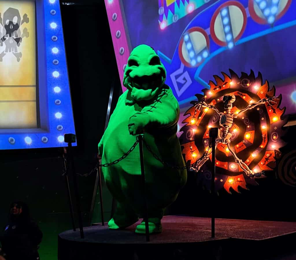 Mister oogie boogie bash tips for Halloween party at Disneyland.