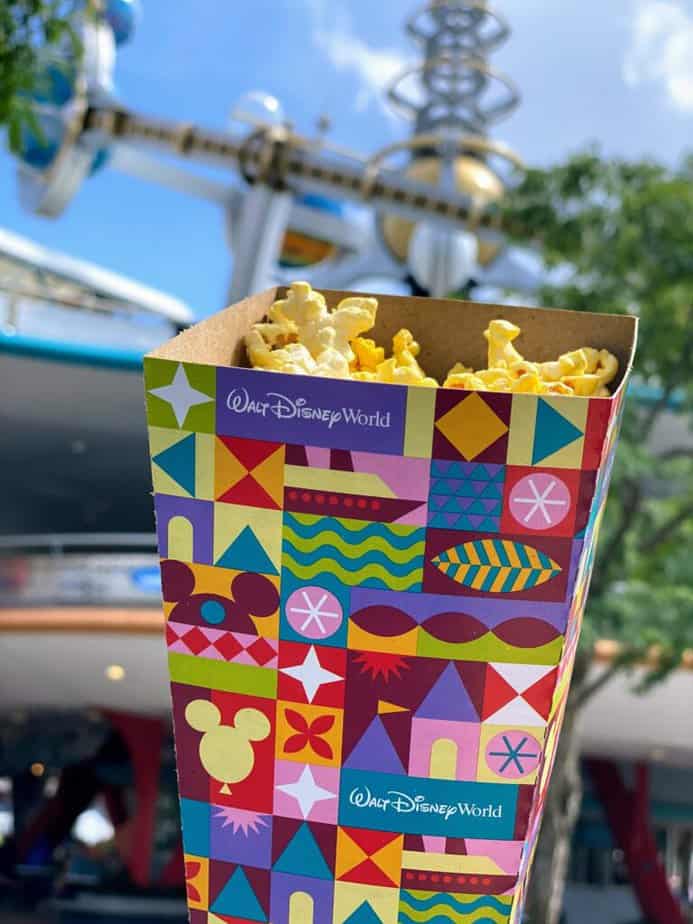 Popcorn is included in the Disney Dining Plan snack credits. 
