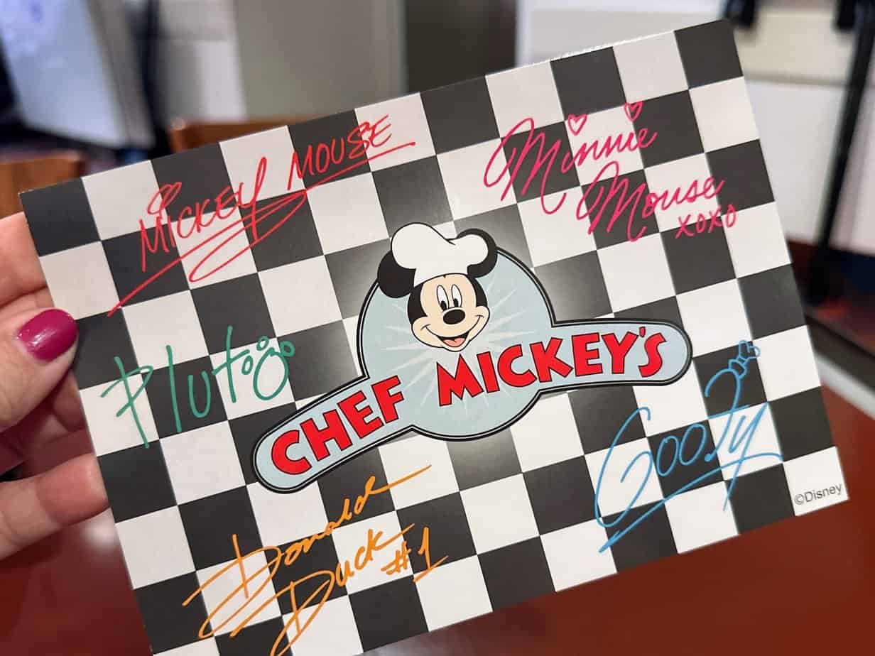 chef mickey autographs