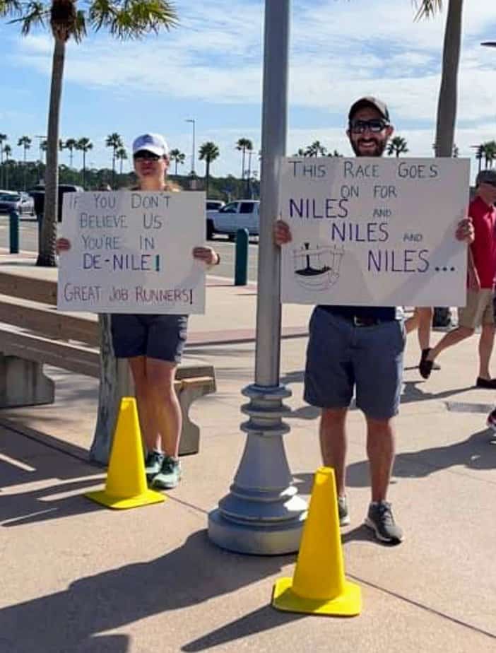 funny marathon signs