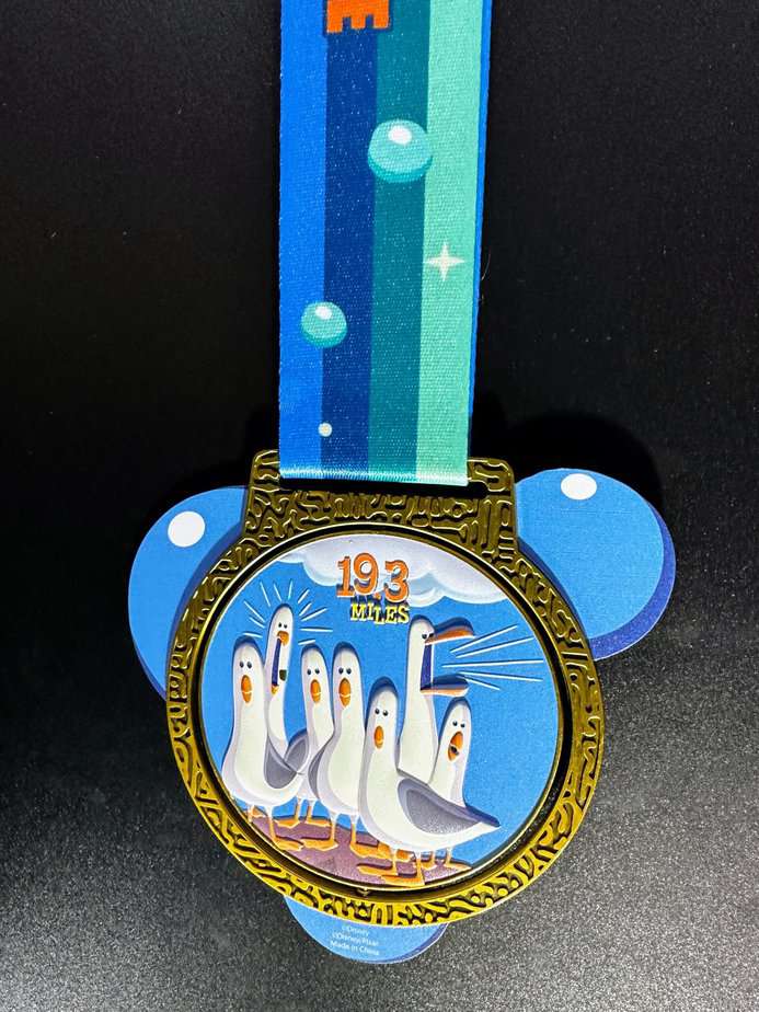 2023 Springtime surprise medal for the challenge. Featuring Finding Nemo seagulls