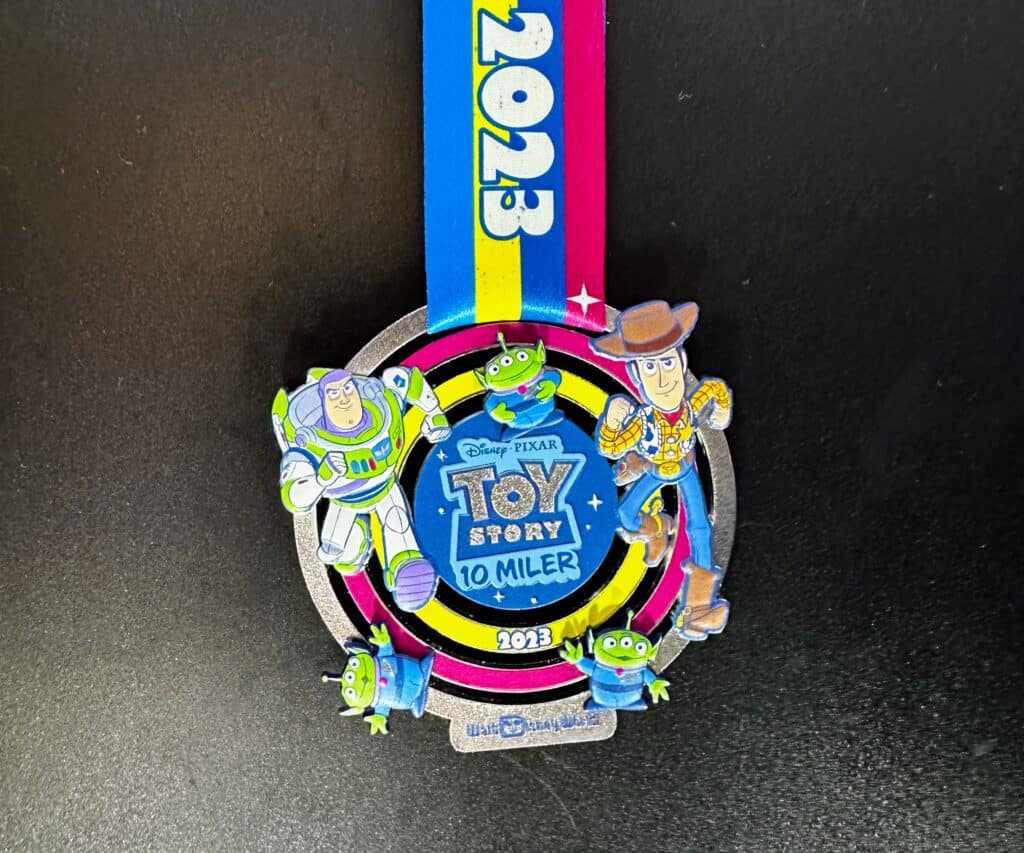 toy story 10 miler springtime surprise medal 2023