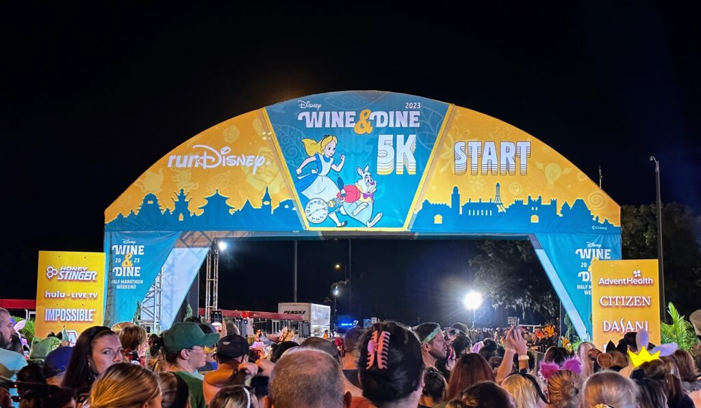 2023 wine and dine 5k start