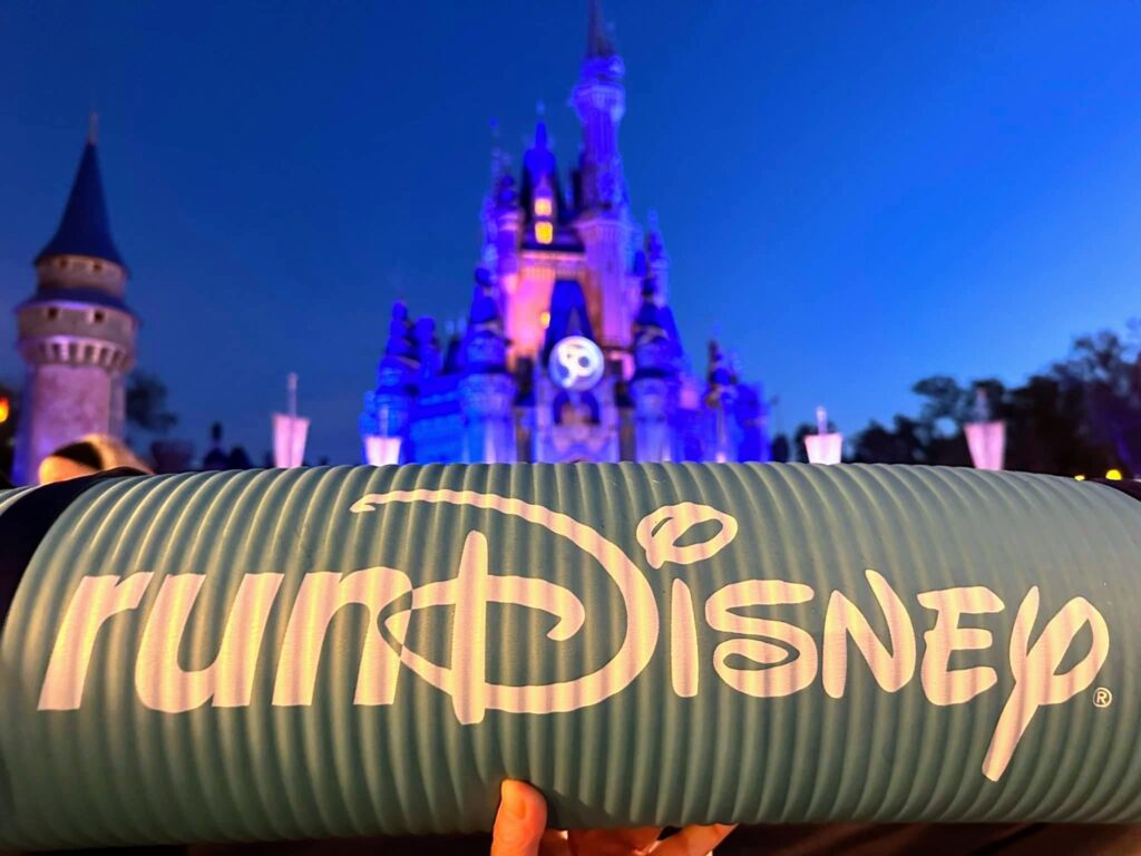 princess half marathon weekend yoga mat