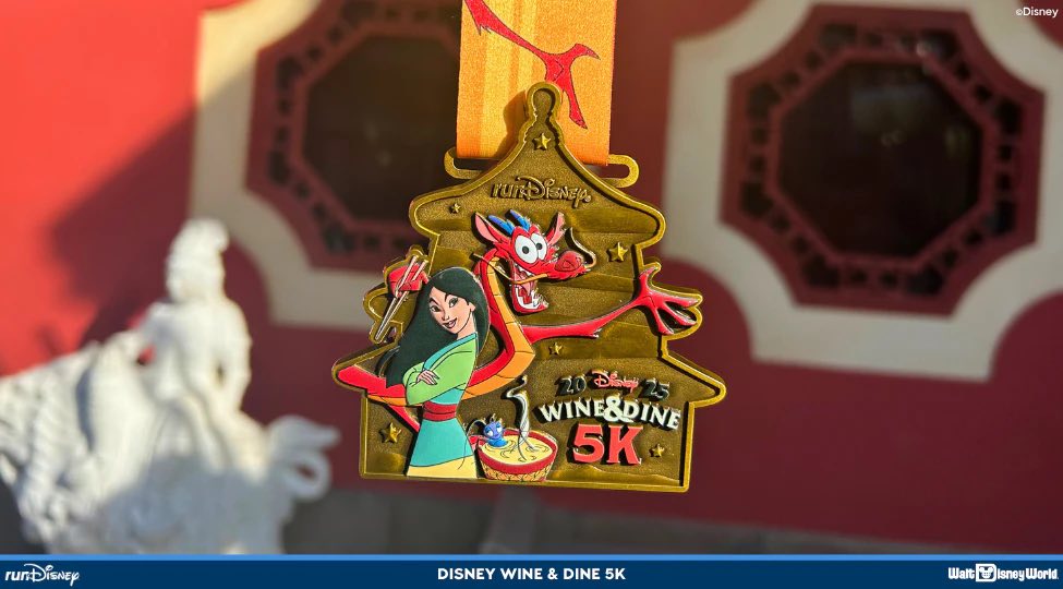 wine dine 5k medal 2025
