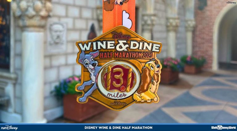 wine dine half marathon medal 2025